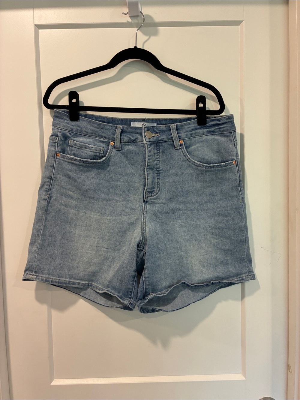 RFM Light Blue High-Rise Denim Shorts